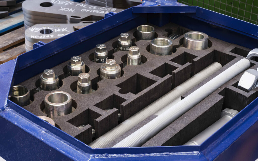 Útiles de transporte e izado para el sector eólico